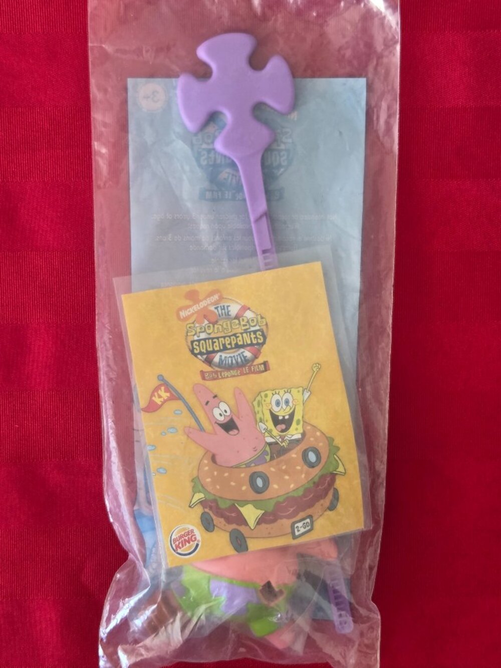 2004 SPONGEBOB SQUAREPANTS THE MOVIE, PATRICK TOY, MINT IN THE PACKAGE!!!
